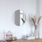 Flash Furniture 20" Round Silver Metal Framed Accent Wall Mirror HFKHD-0GD-CRE8-991315-GG - alternate 1